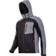 Kurtka softshell z kapt. czar.-szar.-pom., 'xl', ce, lahti
