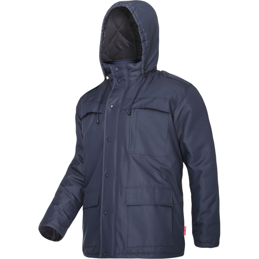 Fodrad blå jacka, '2xl', ce, Lahti