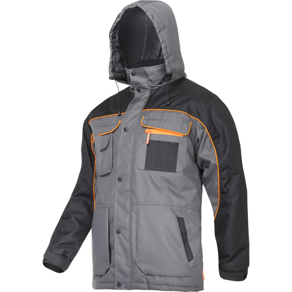 Kurtka ocieplana szar.-czar.-pom., '3xl', ce, lahti