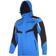Kurtka softshell z kapt. i odp. rękaw.,nieb-cza,'l',ce,lahti