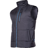 Bezrękawnik ocieplany czarno-niebieski, '2xl', ce, lahti