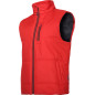 Ärmellose gefütterte Weste in Rot-Schwarz, '2XL', CE, Lahti