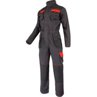 Overall grafit-päron, 190 g/m2, storlek (48), CE, avtagbar