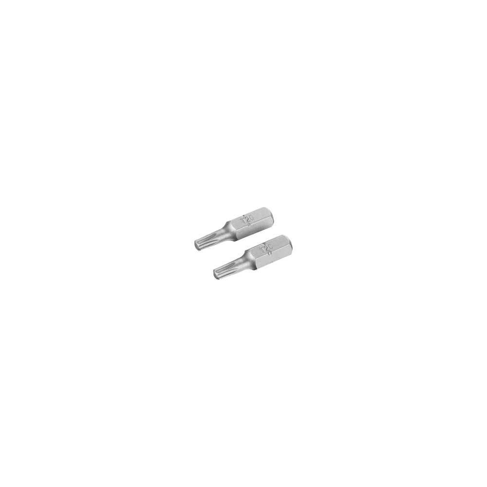 Spetsar för skruvdragare - torx t20/25 (2 st). Spetsar för skruvdragare - torx t20/25 (2 st).
