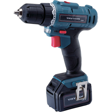 Borrskruvdragare 18v li-ion, 2 batterier laddare 3-5h 2 växlar | HandlaSmidigt.se