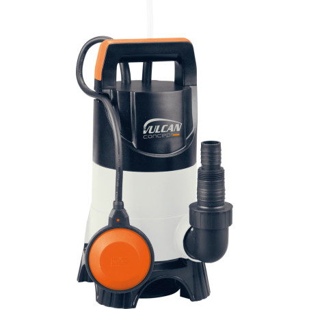 Nedsänkbar pump för smutsigt vatten 750 W, 9 m / 7 m