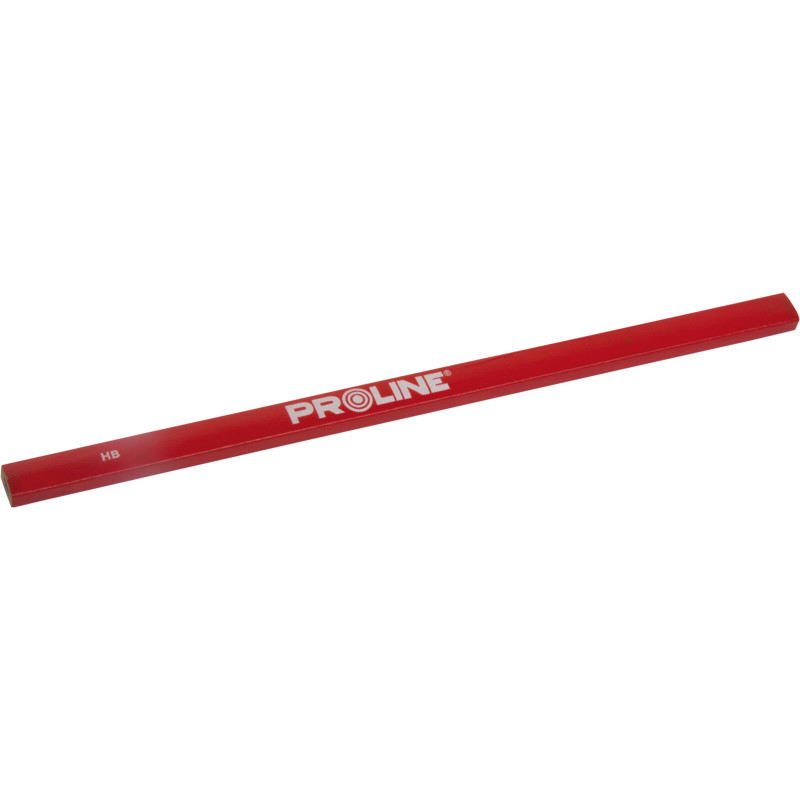 Blyertspennor snickar HB röda set 144 st Proline