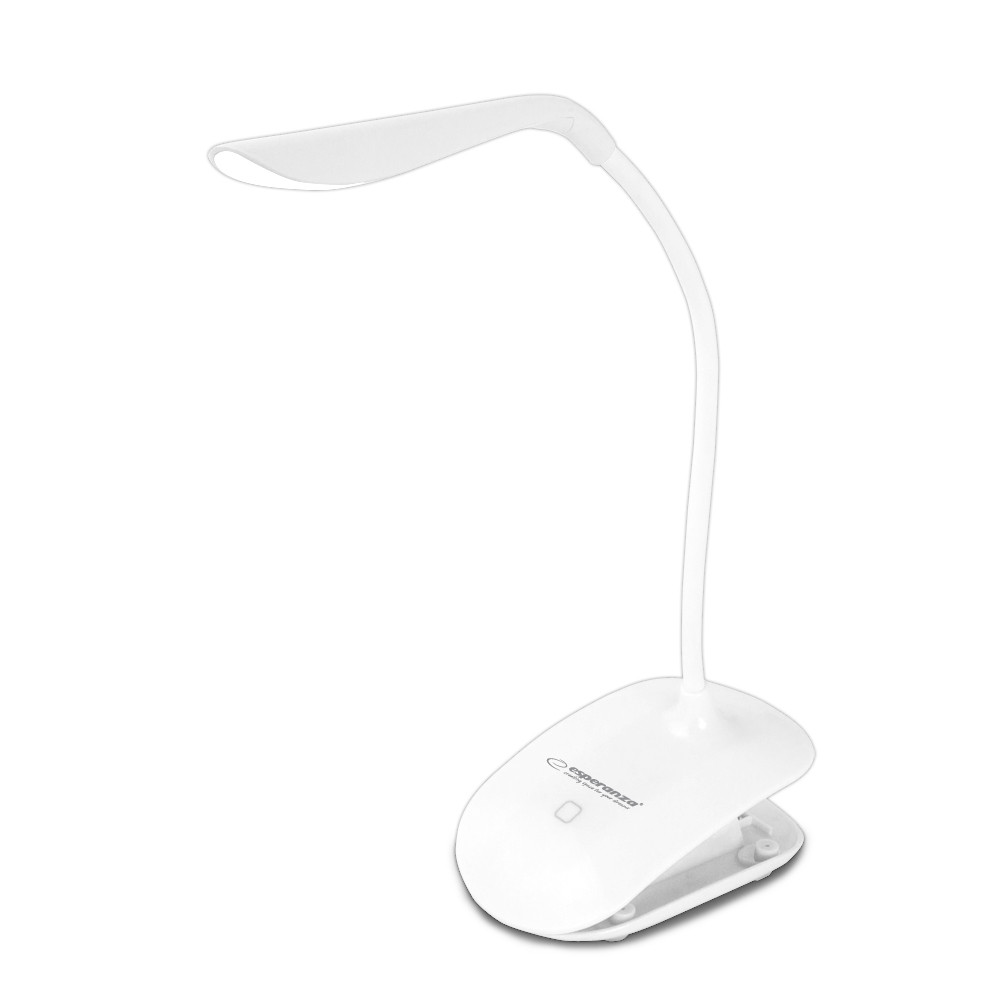 ELD104W Esperanza lampka biurkowa led deneb biała ELD104W Esperanza lampka biurkowa led deneb biała
