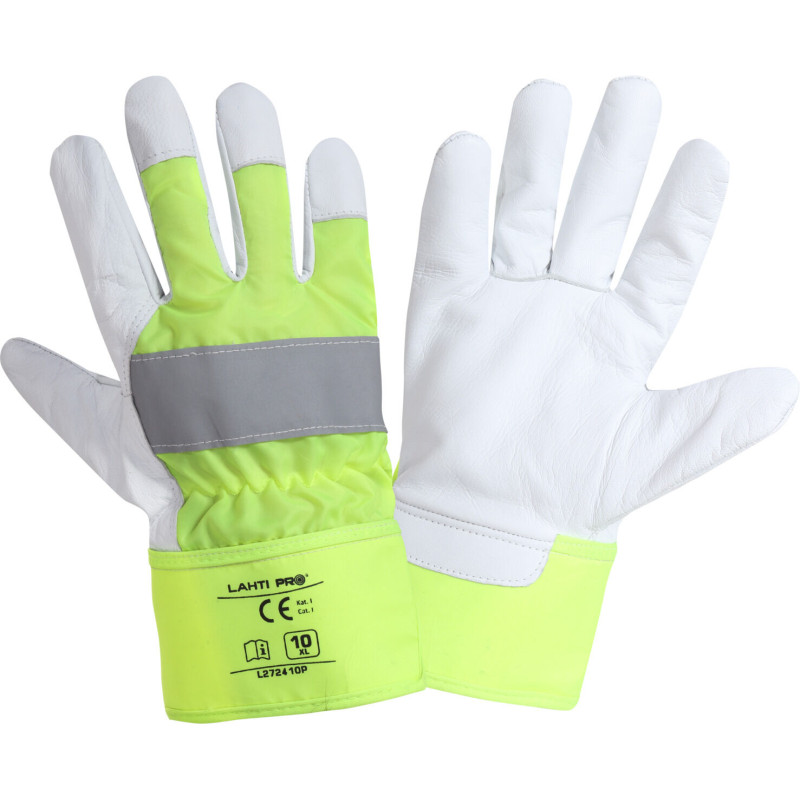 Handskar av getskinn. ref. l272410p, kort, '10', ce, Lahti