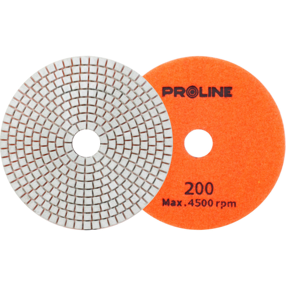 Överlägg diam., poler. korn 100, 125mm, gres/keramik proline Överlägg diam., poler. korn 100, 125mm, gres/keramik proline