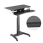Maclean elektriskt skrivbord, höjdjustering, bord, arbetsstation, för stående, max höjd 122cm, max 37kg, MC-835