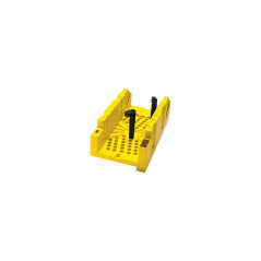 Skivbas med excentriska fästpluggar [l]