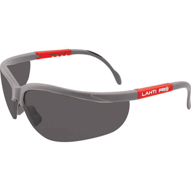 Skyddsglasögon, grå, justerbara, CE, Lahti.