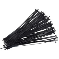 Kabelbindare i nylon (svarta), 3,6x300mm st.100, proline.