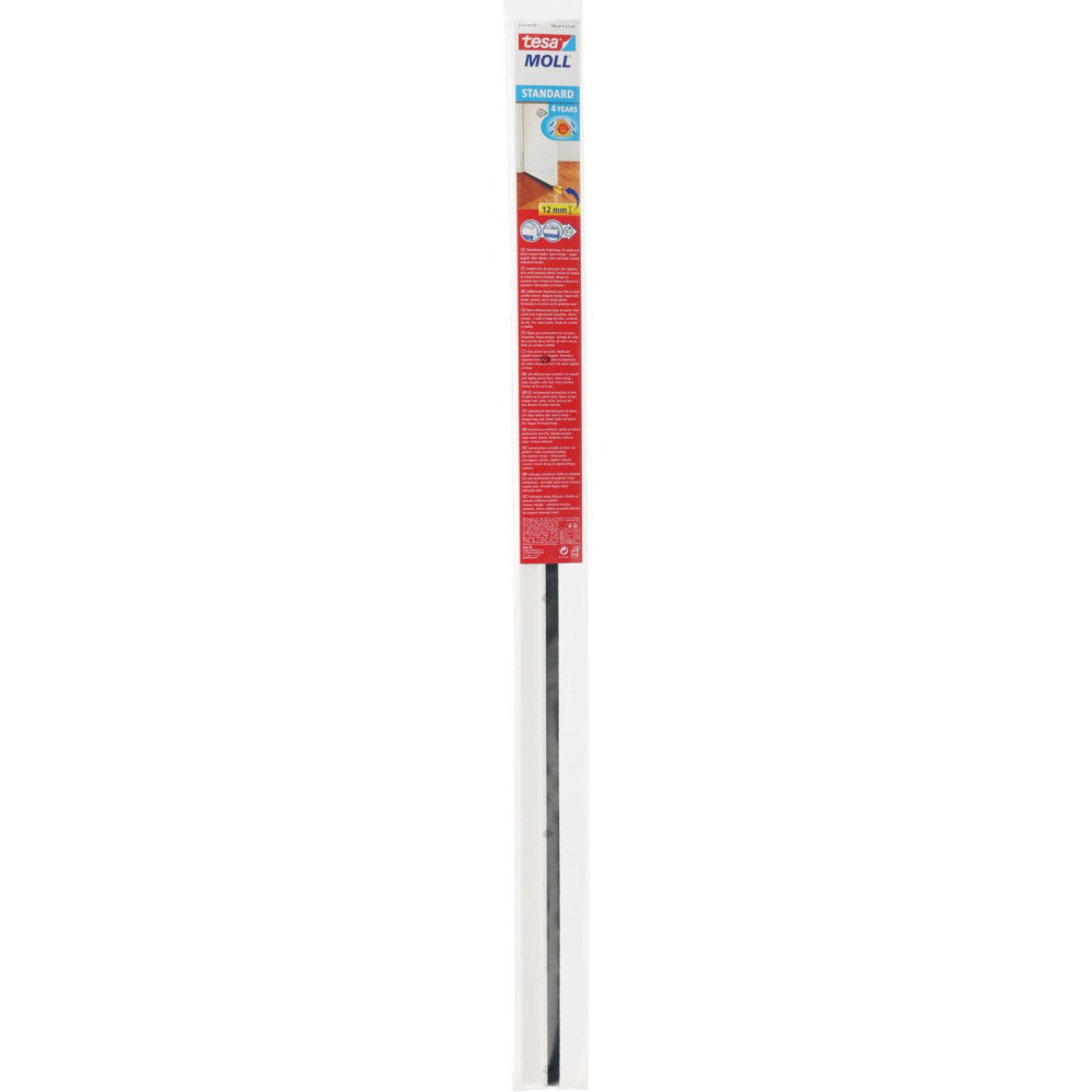 Tätningsslister för dörrar, standard 1m:37mm, vit Tätningsslister för dörrar, standard 1m:37mm, vit