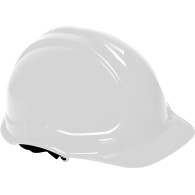Industriell skyddshjälm, vit, kategori III, CE, Lahti