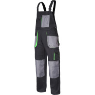 Ogrodniczki czar.-ziel. 100% bawełna, 'xl (56)', ce, lahti