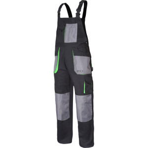 Ogrodniczki czar.-ziel. 100% bawełna, 'xl (56)', ce, lahti