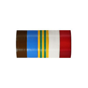 Isoleringsband, färg., 0,13mmx19mmx10m, 5 st., proline
