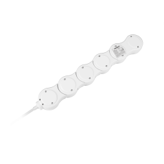 Nätadapter (snake) Rebel, 5 uttag, 1,5m sladd