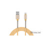 USB till Lightning-kabel för iPhone iPad Fulllink 1 m 2.4A AMIO-01432