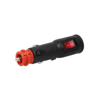Kontaktdonplugg med strömbrytare Euro DIN 12V 24V AMIO-02051