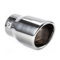 Avgasrörets slutdel i rostfritt stål mt 007bc grafit amio-02193