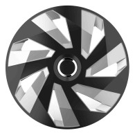 Hjullock svart silver vektor rc 15 tum