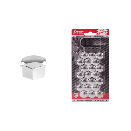 Skruvmejselspetsar 17 mm krom