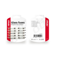 Säkringar glas 10 st. set amio-02215