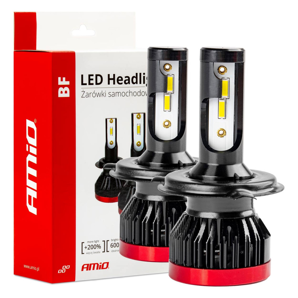 Bil-LED-lampor BF-serien H4/H19 6000K Canbus AMIO-02241 Bil-LED-lampor BF-serien H4/H19 6000K Canbus AMIO-02241