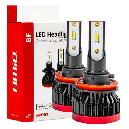 Bil LED-lampor BF-serien H8 H9 H11 H16 6000K Canbus AMIO-02245