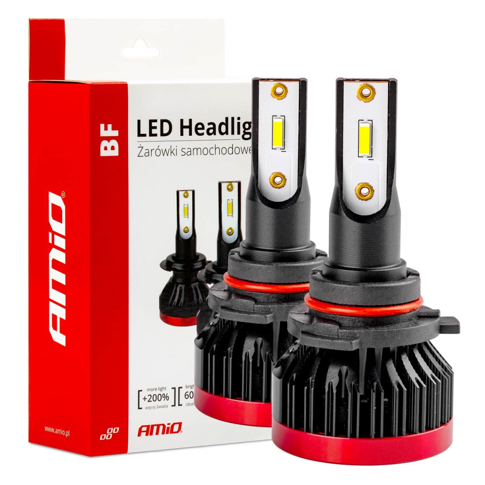 Bil LED-lampor BF HB4 9006 6000K Canbus serienummer amio-02247 Bil LED-lampor BF HB4 9006 6000K Canbus serienummer amio-02247