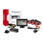 Parkeringsensorsats TFT01 4,3' med kamera HD-305 LED 4 svarta inre sensorer