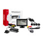 Parksensorset TFT01 4,3' med kamera HD-307-IR 4 svarta sensorer
