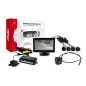 Parkeringssensorset TFT01 4,3' med kamera HD-310 4 svarta sensorer