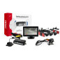 Parkeringssensorset TFT01 4,3' med kamera HD-315-LED 4 svarta inre sensorer