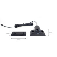 Zestaw czujników parkowania cofania buzzer 4 sensory czarne truck 19mm