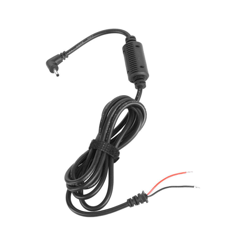 Kontakt 3,0/1,0 (19V/3,42 A) med nätadapter och kabel för Rebel montering