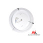 Tak, plafon med rörelsesensor från Maclean, takmonterad, med PIR-sensor, max 2x40W, E27, MCE22.