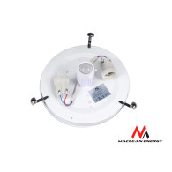 Plafon z czujnikiem ruchu Maclean, sufitowy, z czujnikiem PIR, max. 2x40W, E27, MCE22
