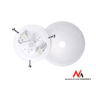 Plafon z czujnikiem ruchu Maclean, sufitowy, z czujnikiem PIR, max. 2x40W, E27, MCE22