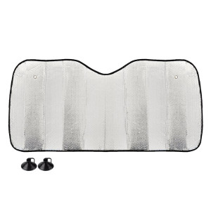 Skydd för vindrutan 130x60cm solskydd anti-reflex amio-01531
