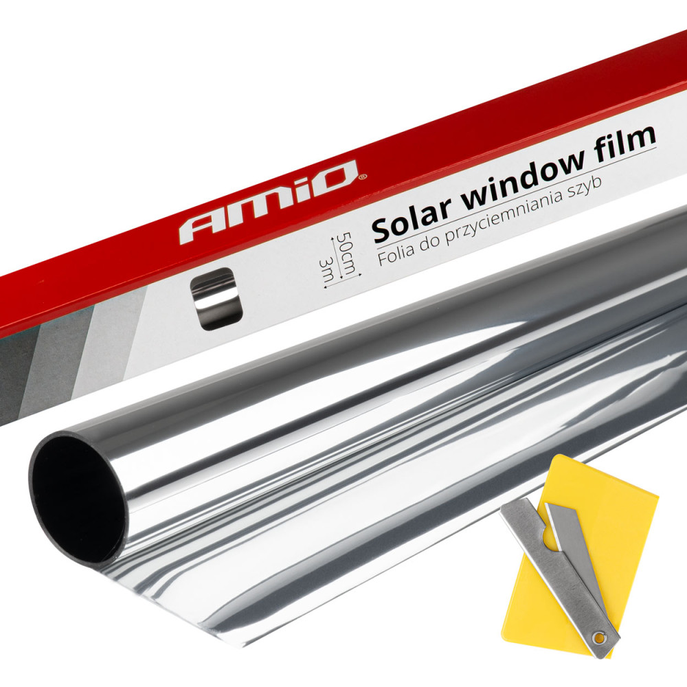 Film för tonade rutor mörk silver 0,5x3m 15% amio-01658 Film för tonade rutor mörk silver 0,5x3m 15% amio-01658
