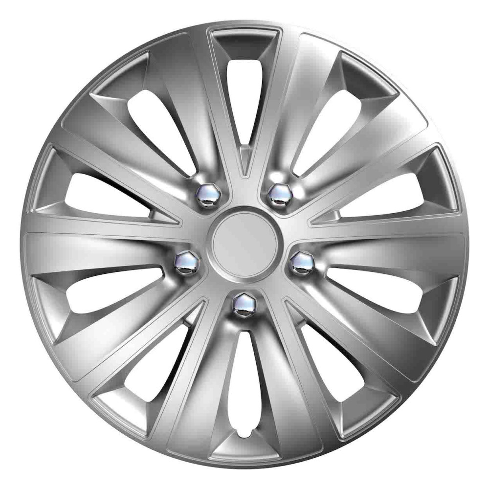 Hjulkapsel silver Rapid NC 15 tum