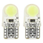LED-lampor standard vit w5w t10e cob 12v amio-01441