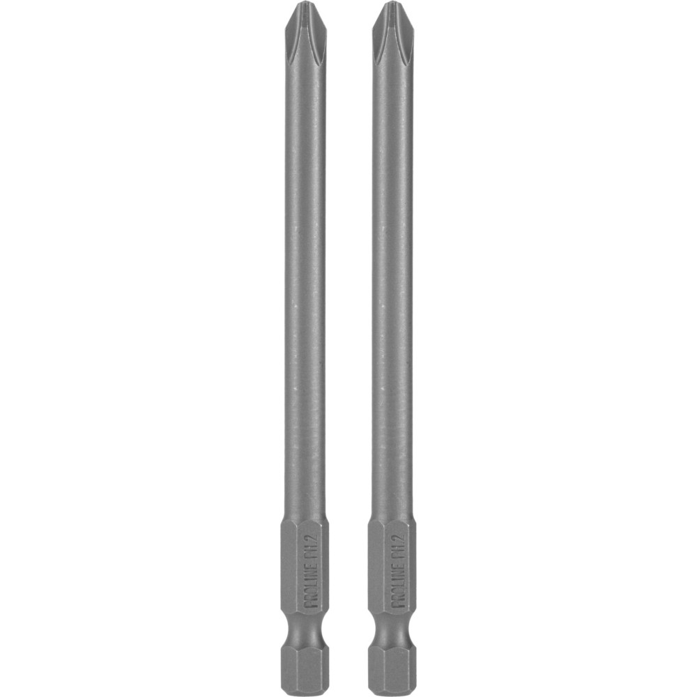 Spets 1/4' Phillips nr.2, L-100mm, 2 st, S2, Proline