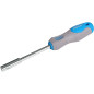 Handtag för 1/4'x100mm skruvmejselspetsar, crv, soft touch