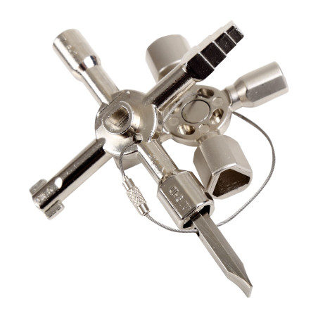 Universell nyckel till fördelningslådor, blisterförpackning, proline