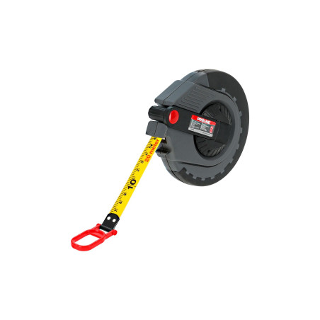 Mätband 20m, glasfiberband, fodral med Proline-lås.